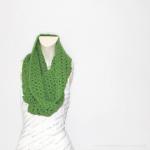 Cowl Scarf // Infinity Scarf In Apple Green