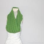Cowl Scarf // Infinity Scarf In Apple Green